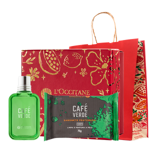 Presente Sabonete e Deo Col&ocirc;nia Caf&eacute; Verde